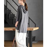 接触冷感ゆるジップパーカー | rps | 詳細画像11 