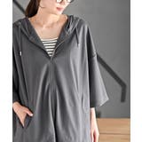 接触冷感ゆるジップパーカー | rps | 詳細画像14 