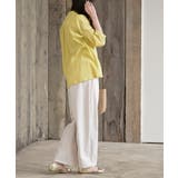 シアー楊柳バンドカラー７分袖ブラウス | rps | 詳細画像29 