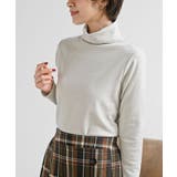 アイボリー | 吸湿発熱加工タートルネックカットソー | rps