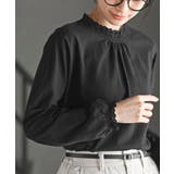 レース襟シャーリングカットソー | rps | 詳細画像1 