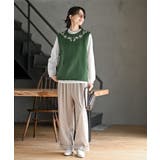 レース襟シャーリングカットソー | rps | 詳細画像11 