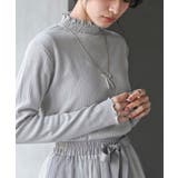 リブニットソー衿シャ－リングカットソー | rps | 詳細画像15 