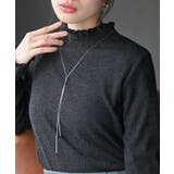 リブニットソー衿シャ－リングカットソー | rps | 詳細画像22 