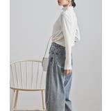 リブニットソー衿シャ－リングカットソー | rps | 詳細画像3 