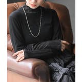 シアーリブ切替ハイネックカットソー | rps | 詳細画像13 