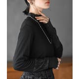 シアーリブ切替ハイネックカットソー | rps | 詳細画像14 