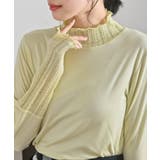 シアーリブ切替ハイネックカットソー | rps | 詳細画像19 