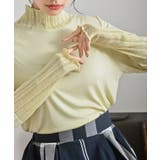 シアーリブ切替ハイネックカットソー | rps | 詳細画像21 