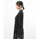 シアーリブ切替ハイネックカットソー | rps | 詳細画像23 