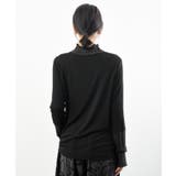 シアーリブ切替ハイネックカットソー | rps | 詳細画像24 