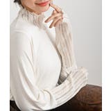 シアーリブ切替ハイネックカットソー | rps | 詳細画像6 