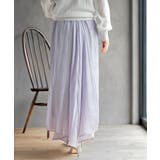 シャイニーサテンフレアーロングスカート | rps | 詳細画像8 