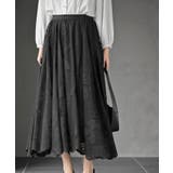 ブラック2 | レースロングスカート | rps