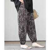 ブラウン | プリントイージーパンツ | rps