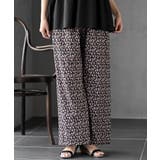 ブラック | プリントワイドイージーパンツ | rps