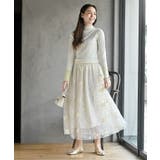 フラワー刺繍チュールスカート | rps | 詳細画像2 