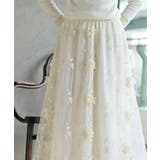 フラワー刺繍チュールスカート | rps | 詳細画像5 