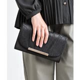 ブラック | レース×サテン2WAYクラッチBAG | rps