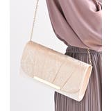 ベージュ | レース×サテン2WAYクラッチBAG | rps