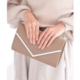 Lベージュ | Vメタル2WAYクラッチBAG | rps