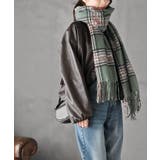 チェック起毛大判ストール | rps | 詳細画像10 