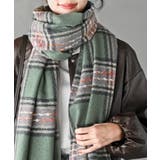 チェック起毛大判ストール | rps | 詳細画像11 