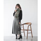 チェック起毛大判ストール | rps | 詳細画像14 