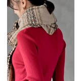 チェック起毛大判ストール | rps | 詳細画像21 