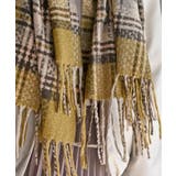 チェック起毛大判ストール | rps | 詳細画像14 