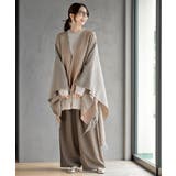 配色大判ストールポンチョ | rps | 詳細画像10