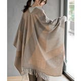 配色大判ストールポンチョ | rps | 詳細画像12