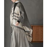 配色大判ストールポンチョ | rps | 詳細画像3