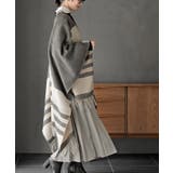 配色大判ストールポンチョ | rps | 詳細画像5