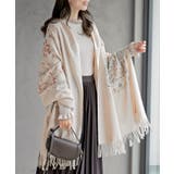アイボリー3 | カラフル刺繍大判アソートストール | rps