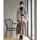 チェック大判ストールポンチョ | rps | 詳細画像10 