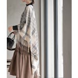 チェック大判ストールポンチョ | rps | 詳細画像11 