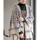 チェック大判ストールポンチョ | rps | 詳細画像14 
