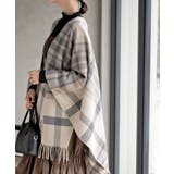チェック大判ストールポンチョ | rps | 詳細画像15 