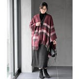 チェック大判ストールポンチョ | rps | 詳細画像18 
