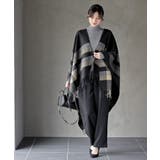 チェック大判ストールポンチョ | rps | 詳細画像2 