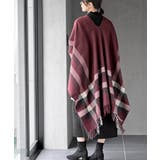 チェック大判ストールポンチョ | rps | 詳細画像20 
