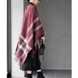 チェック大判ストールポンチョ | rps | 詳細画像21 