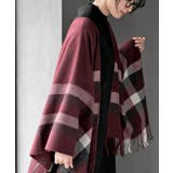 チェック大判ストールポンチョ | rps | 詳細画像23 