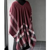 チェック大判ストールポンチョ | rps | 詳細画像24 