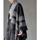 チェック大判ストールポンチョ | rps | 詳細画像7 