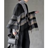 チェック大判ストールポンチョ | rps | 詳細画像9 
