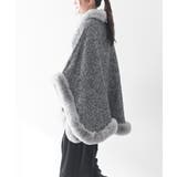 フェイクファーポンチョコート | rps | 詳細画像3