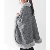 フェイクファーポンチョコート | rps | 詳細画像6