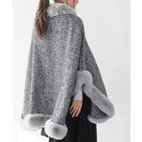 フェイクファーポンチョコート | rps | 詳細画像7